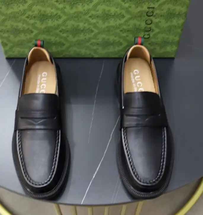 hype Gucci Leather Shoes