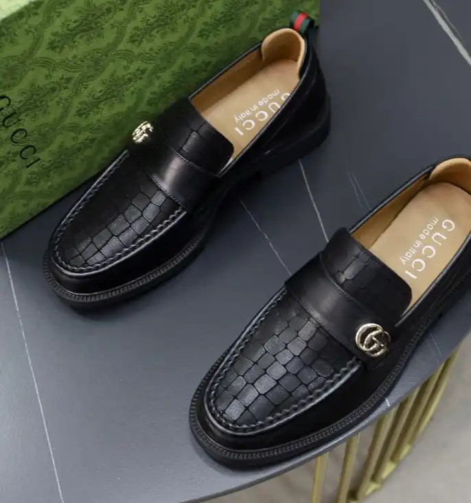 hype Gucci Leather Shoes