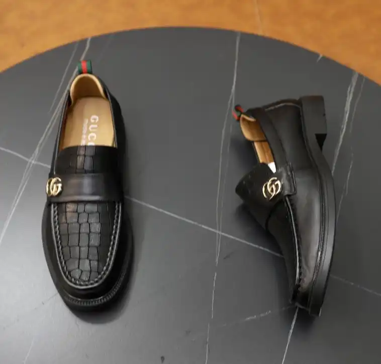 hype Gucci Leather Shoes