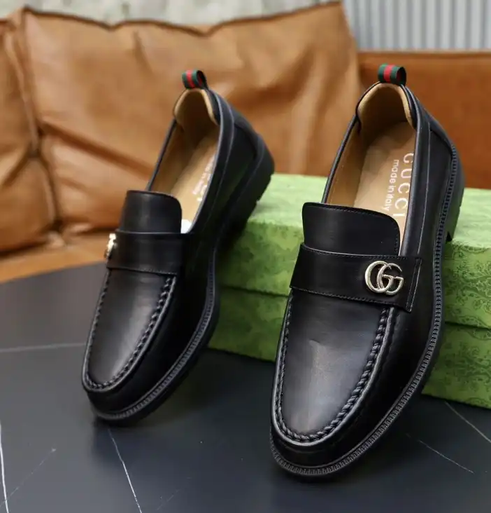 hype Gucci Leather Shoes