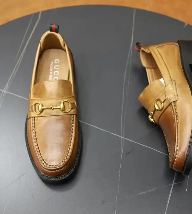 hype Gucci Leather Shoes