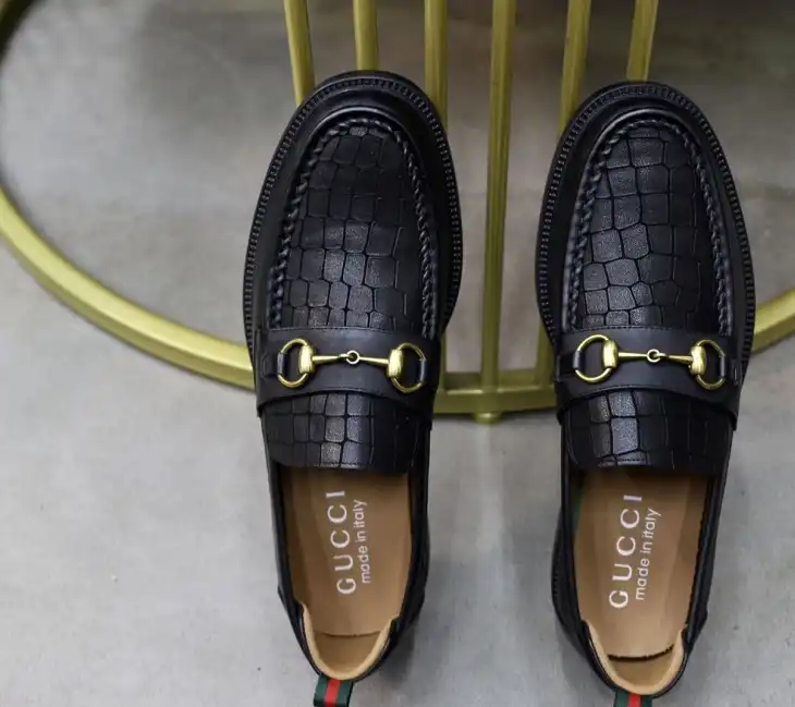 hype Gucci Leather Shoes