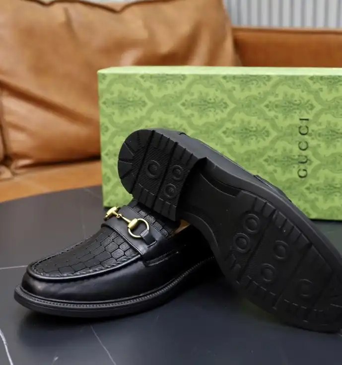 hype Gucci Leather Shoes