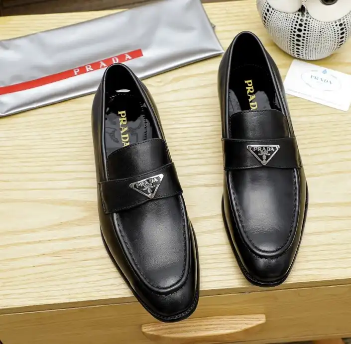 hype Prada Leather Shoes