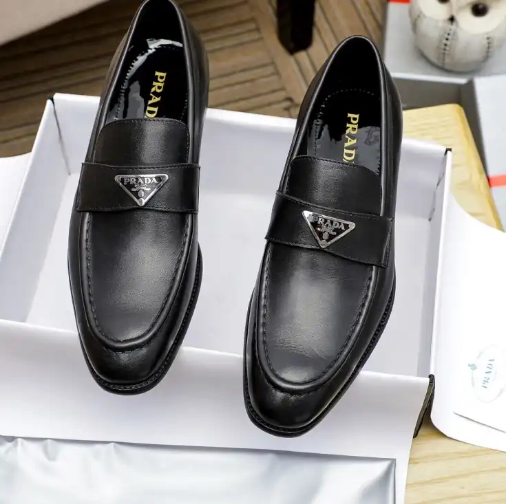 hype Prada Leather Shoes