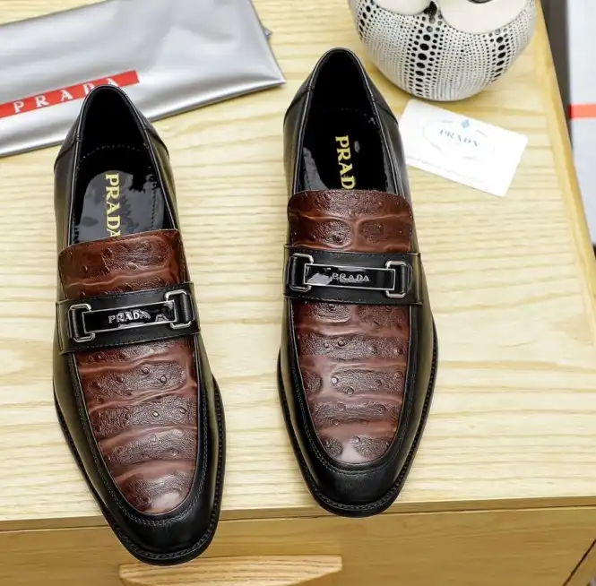 hype Prada Leather Shoes