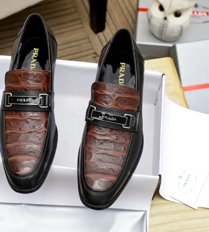 hype Prada Leather Shoes