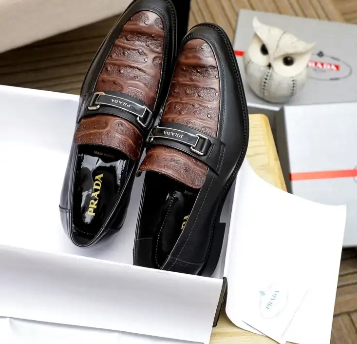 hype Prada Leather Shoes