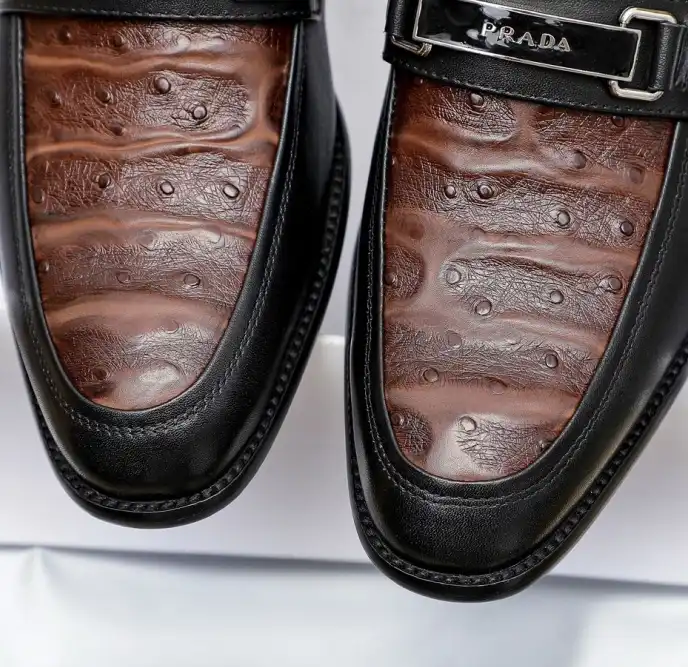 hype Prada Leather Shoes