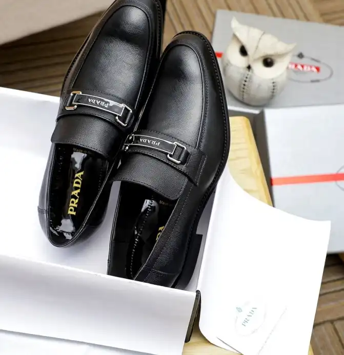 hype Prada Leather Shoes