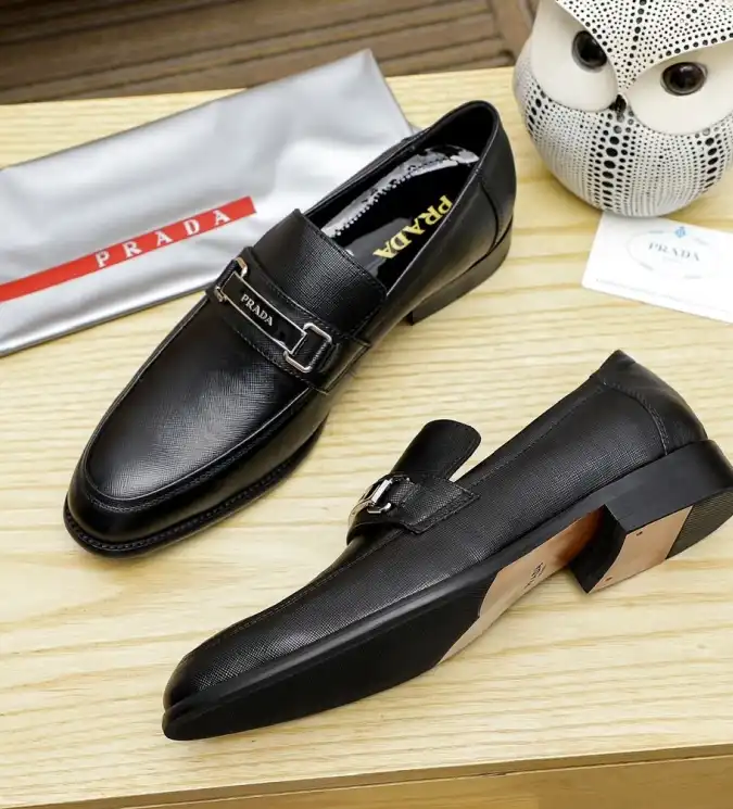 hype Prada Leather Shoes