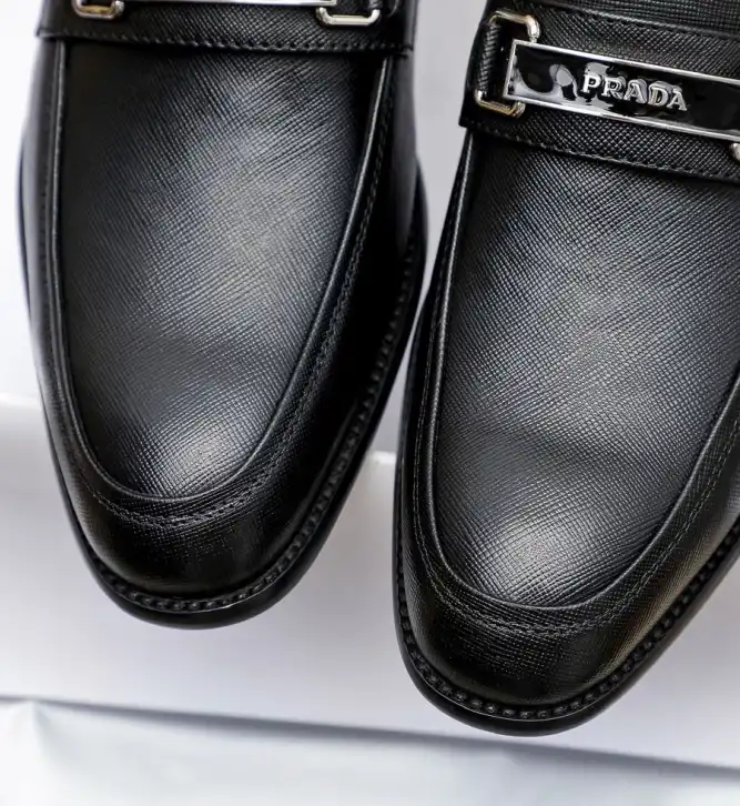 hype Prada Leather Shoes