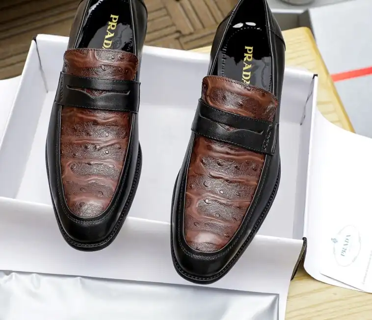 hype Prada Leather Shoes