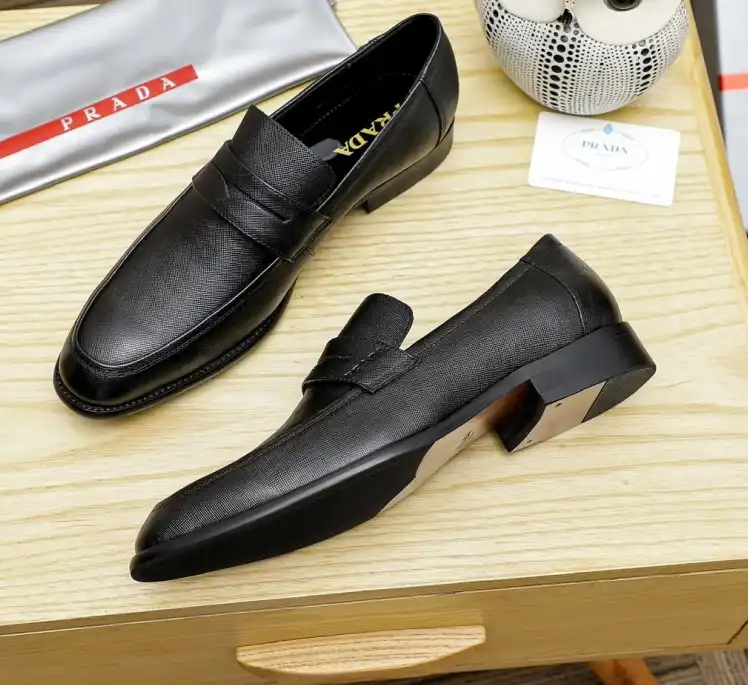 hype Prada Leather Shoes