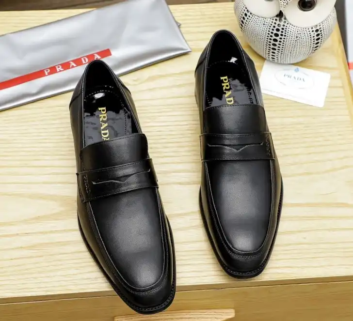 hype Prada Leather Shoes