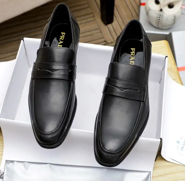 hype Prada Leather Shoes