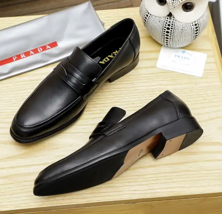 hype Prada Leather Shoes