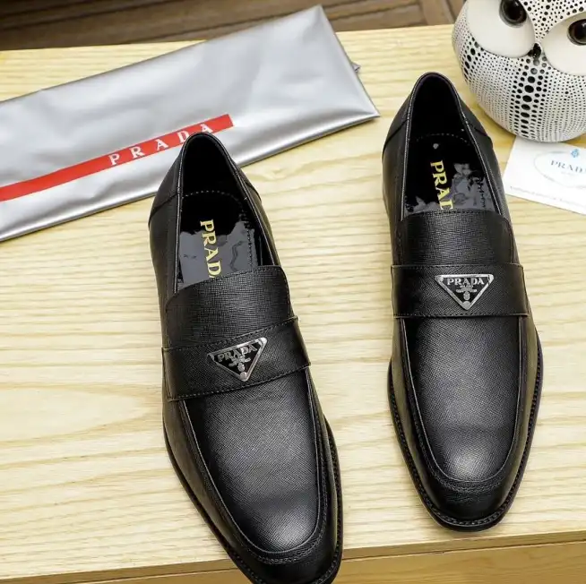 hype Prada Leather Shoes