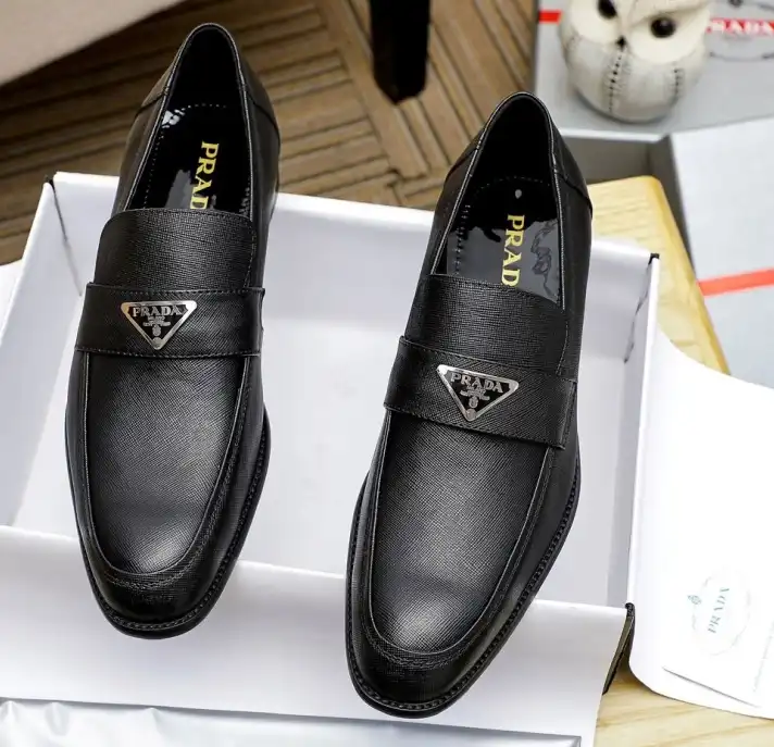 hype Prada Leather Shoes