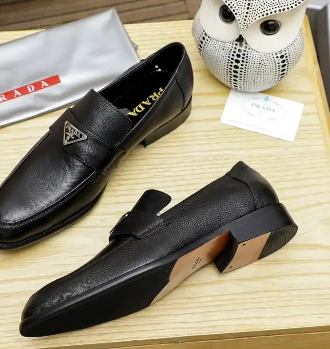 hype Prada Leather Shoes