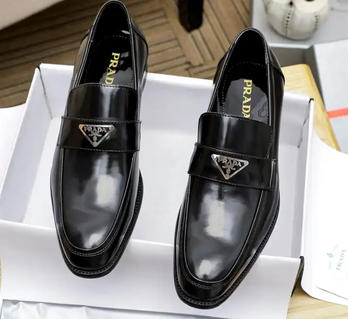 hype Prada Leather Shoes