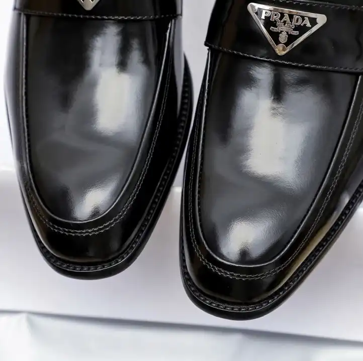 hype Prada Leather Shoes