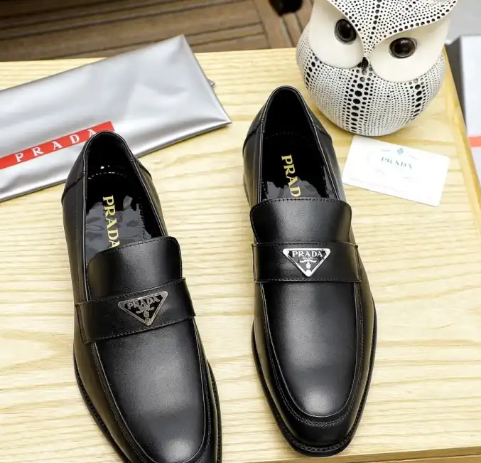 hype Prada Leather Shoes