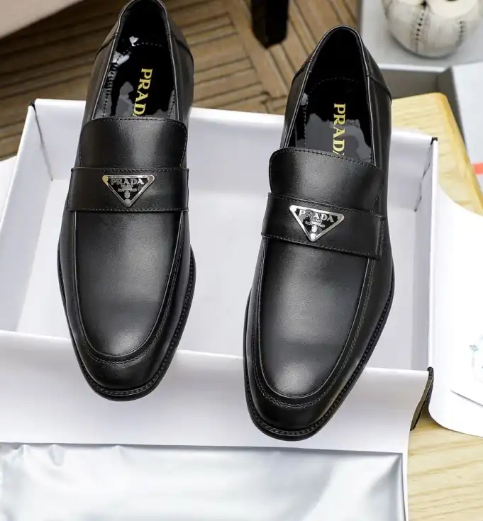 hype Prada Leather Shoes