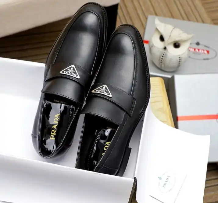 hype Prada Leather Shoes