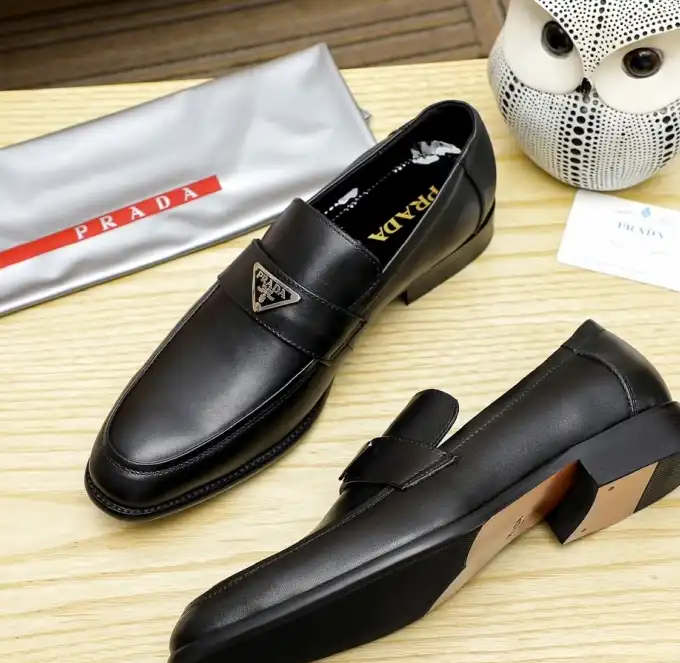 hype Prada Leather Shoes