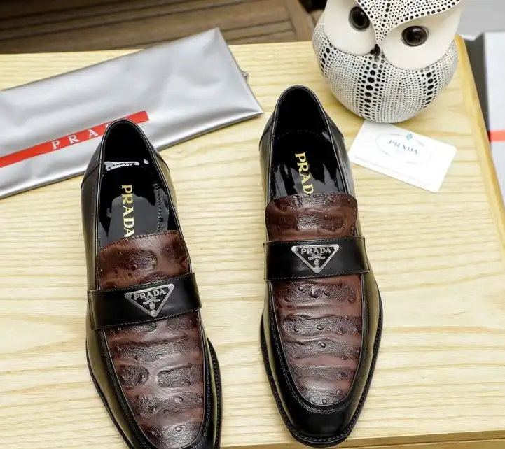 hype Prada Leather Shoes