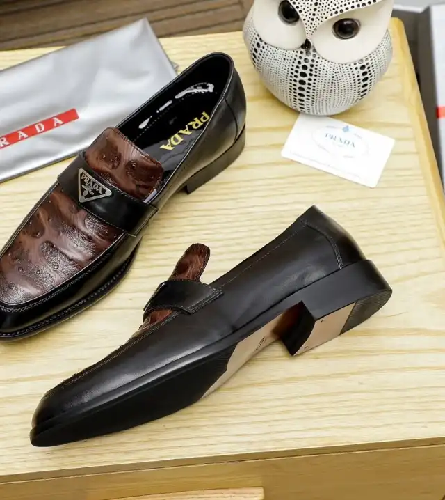 hype Prada Leather Shoes