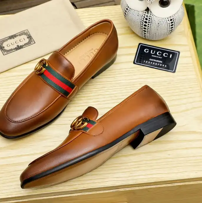 hype Gucci Leather Shoes