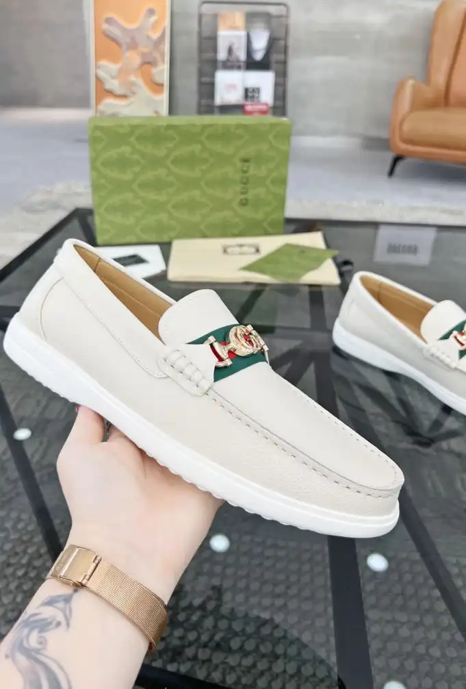 hype Gucci Leather Shoes