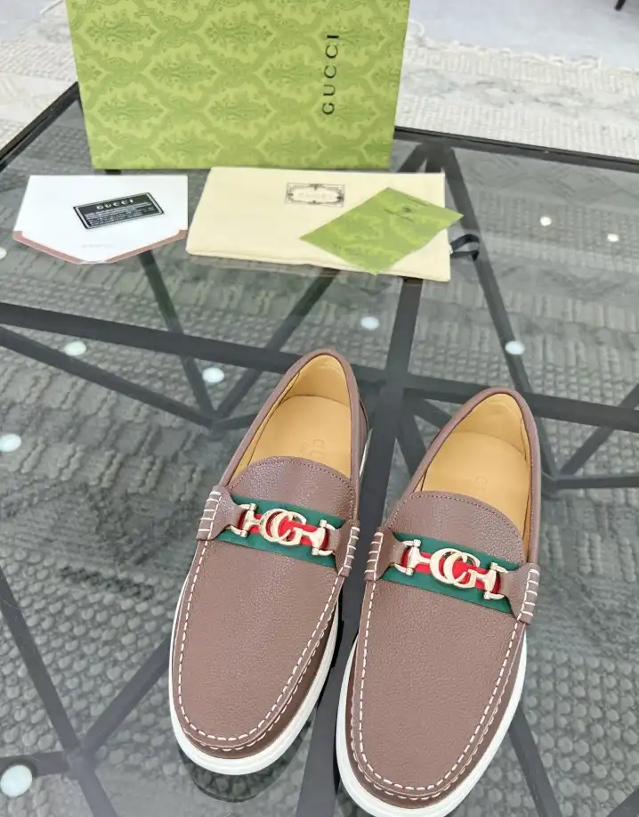 hype Gucci Leather Shoes