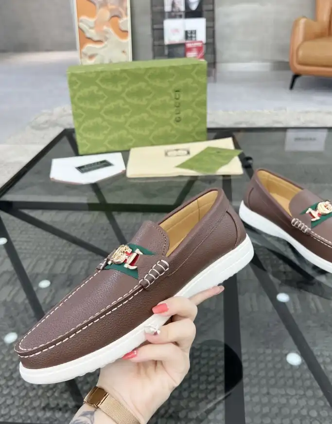 hype Gucci Leather Shoes