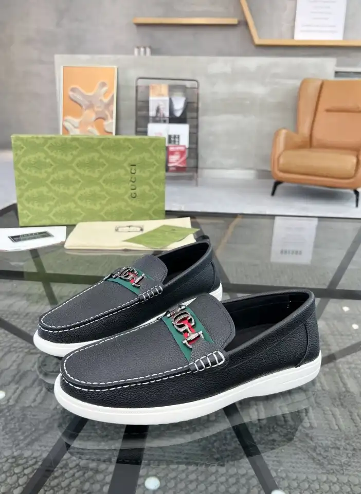 hype Gucci Leather Shoes