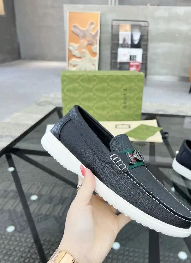 hype Gucci Leather Shoes