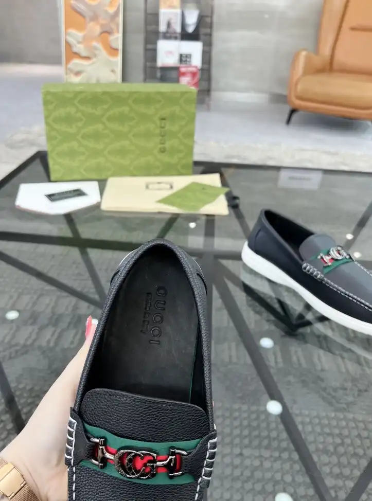 hype Gucci Leather Shoes