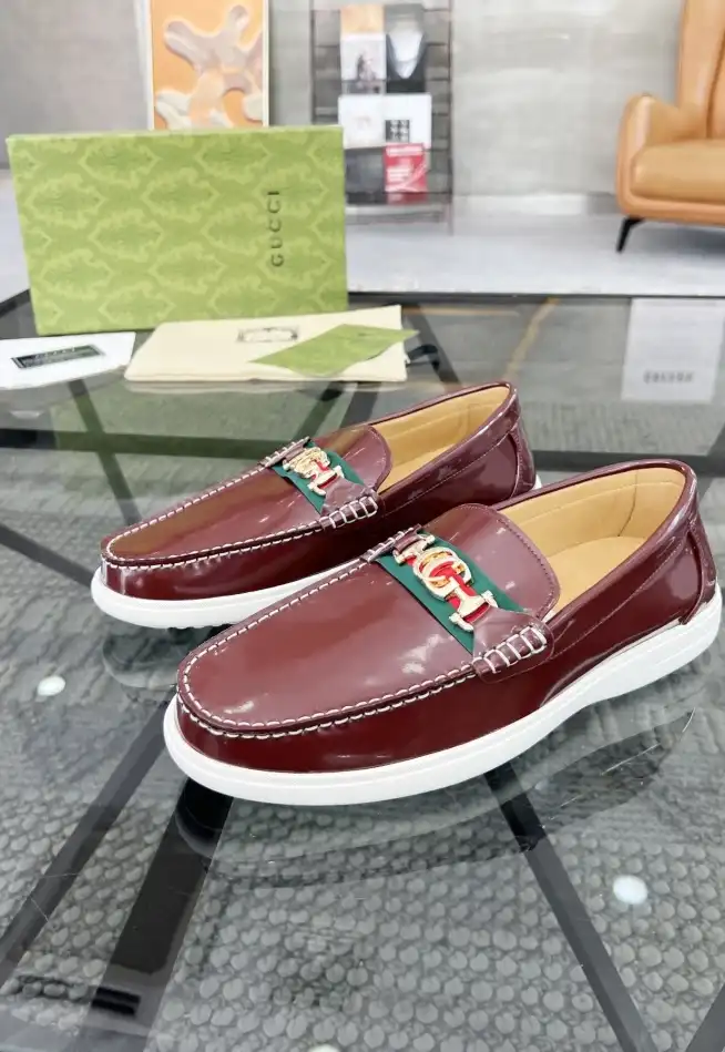 hype Gucci Leather Shoes