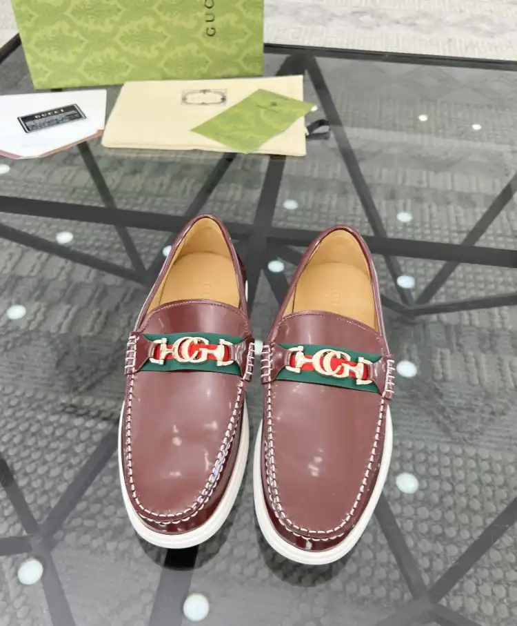 hype Gucci Leather Shoes