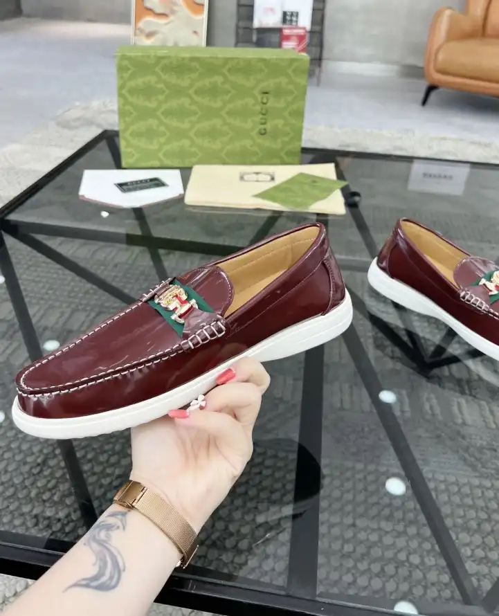 hype Gucci Leather Shoes