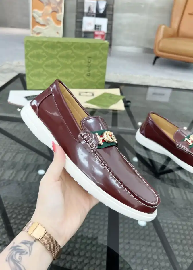 hype Gucci Leather Shoes