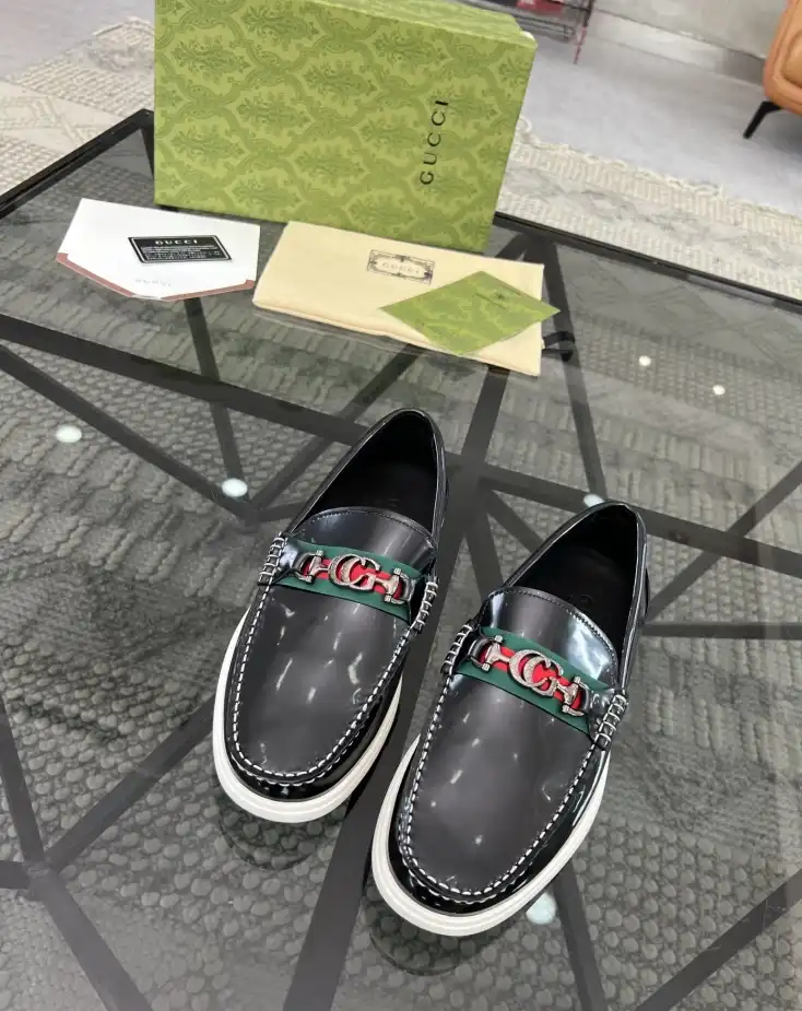 hype Gucci Leather Shoes