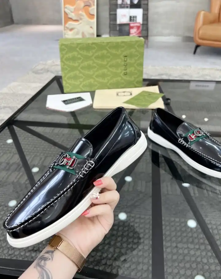 hype Gucci Leather Shoes