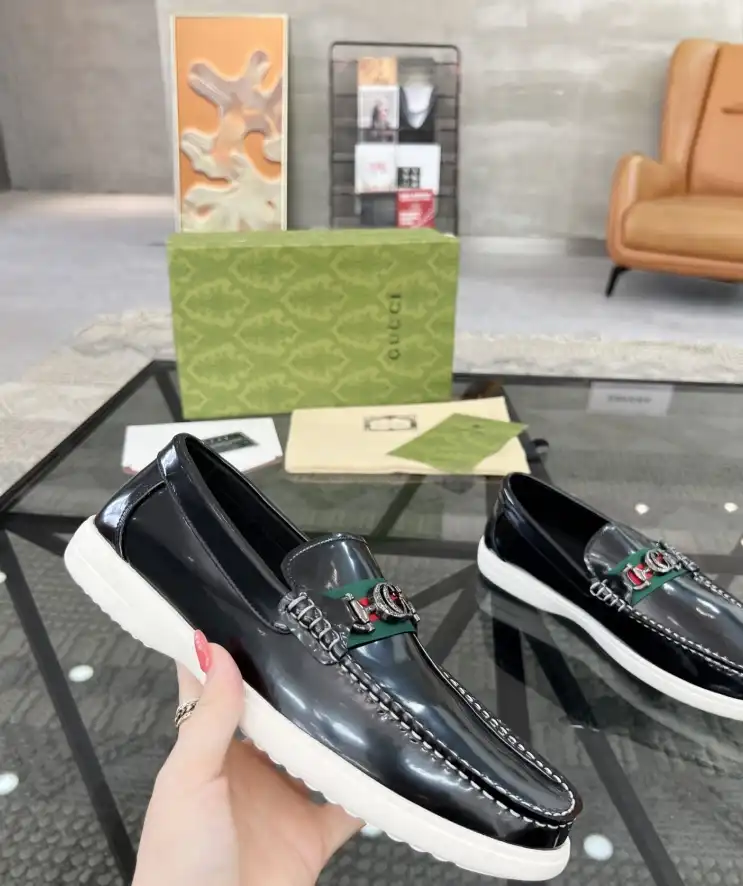 hype Gucci Leather Shoes