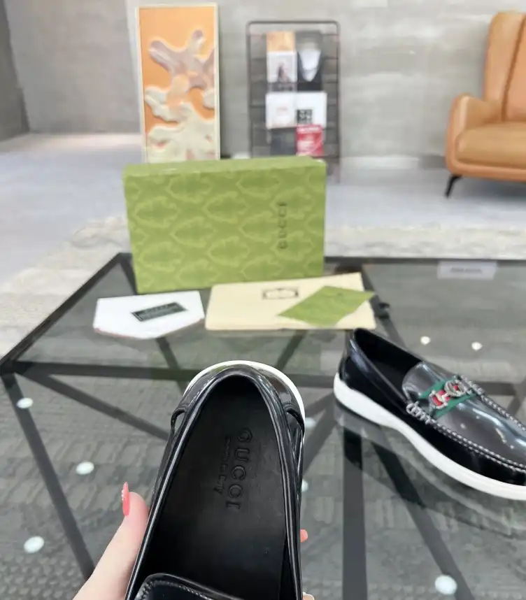 hype Gucci Leather Shoes