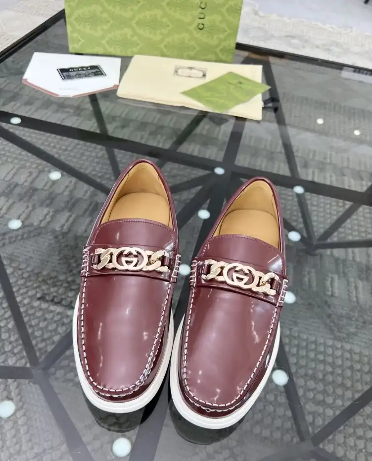 hype Gucci Leather Shoes