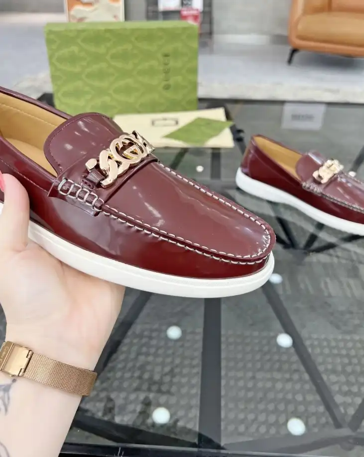 hype Gucci Leather Shoes