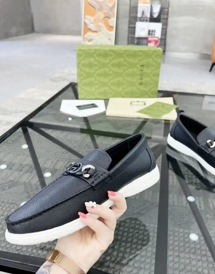 hype Gucci Leather Shoes